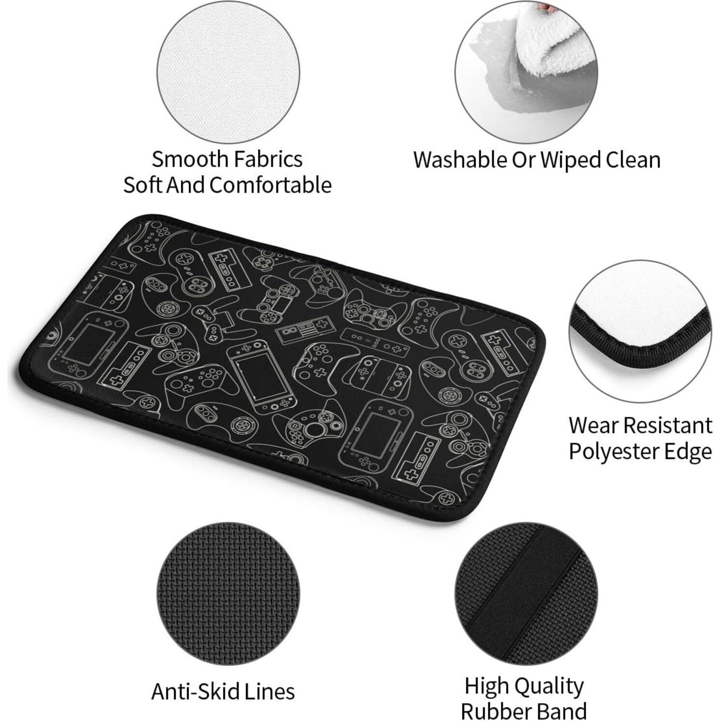 Cubierta de Consola Central DORKEIXIA Negra 32x19 cm