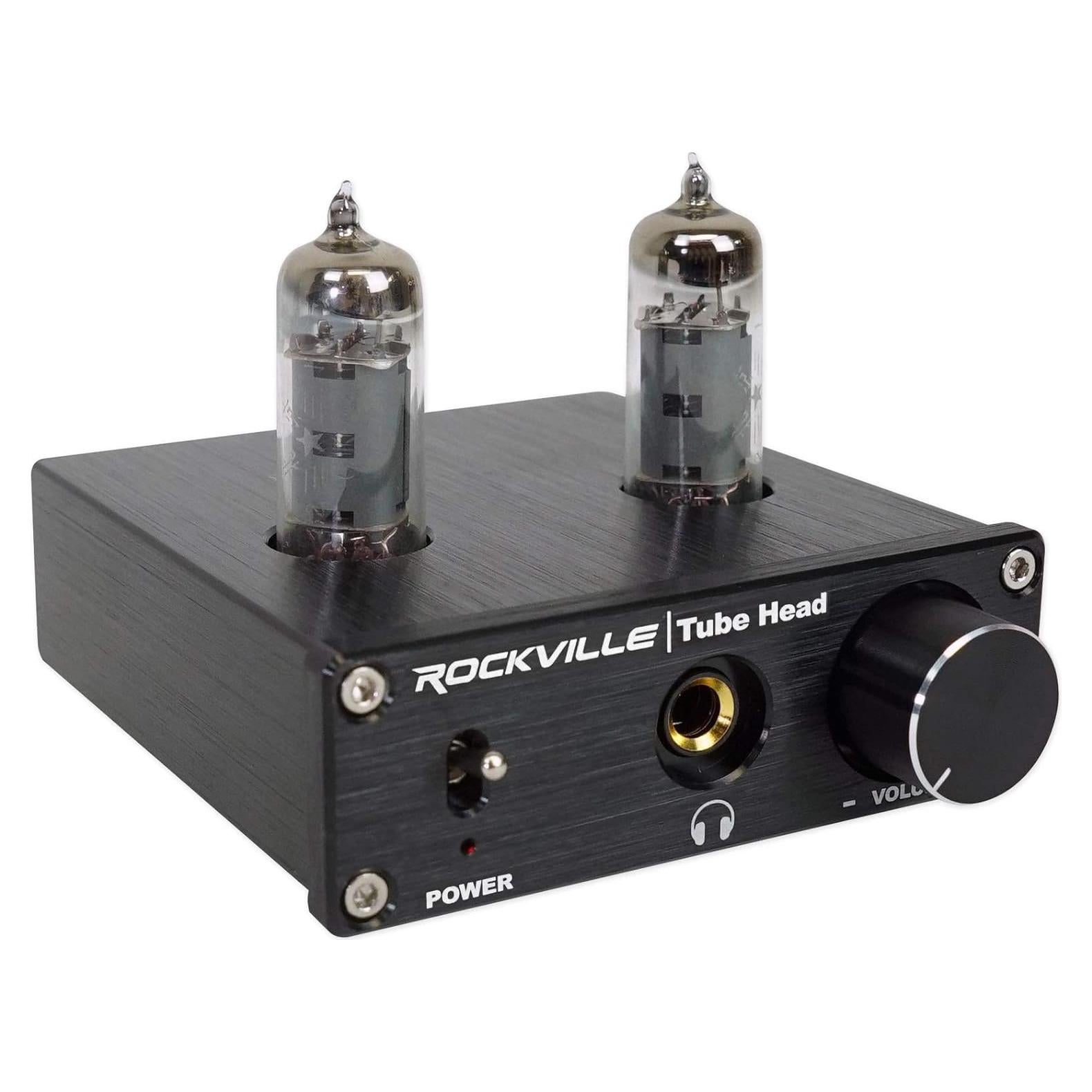 Amplificador de Auriculares de Válvula Rockville TubeHead 180mW 16-600 Ohm