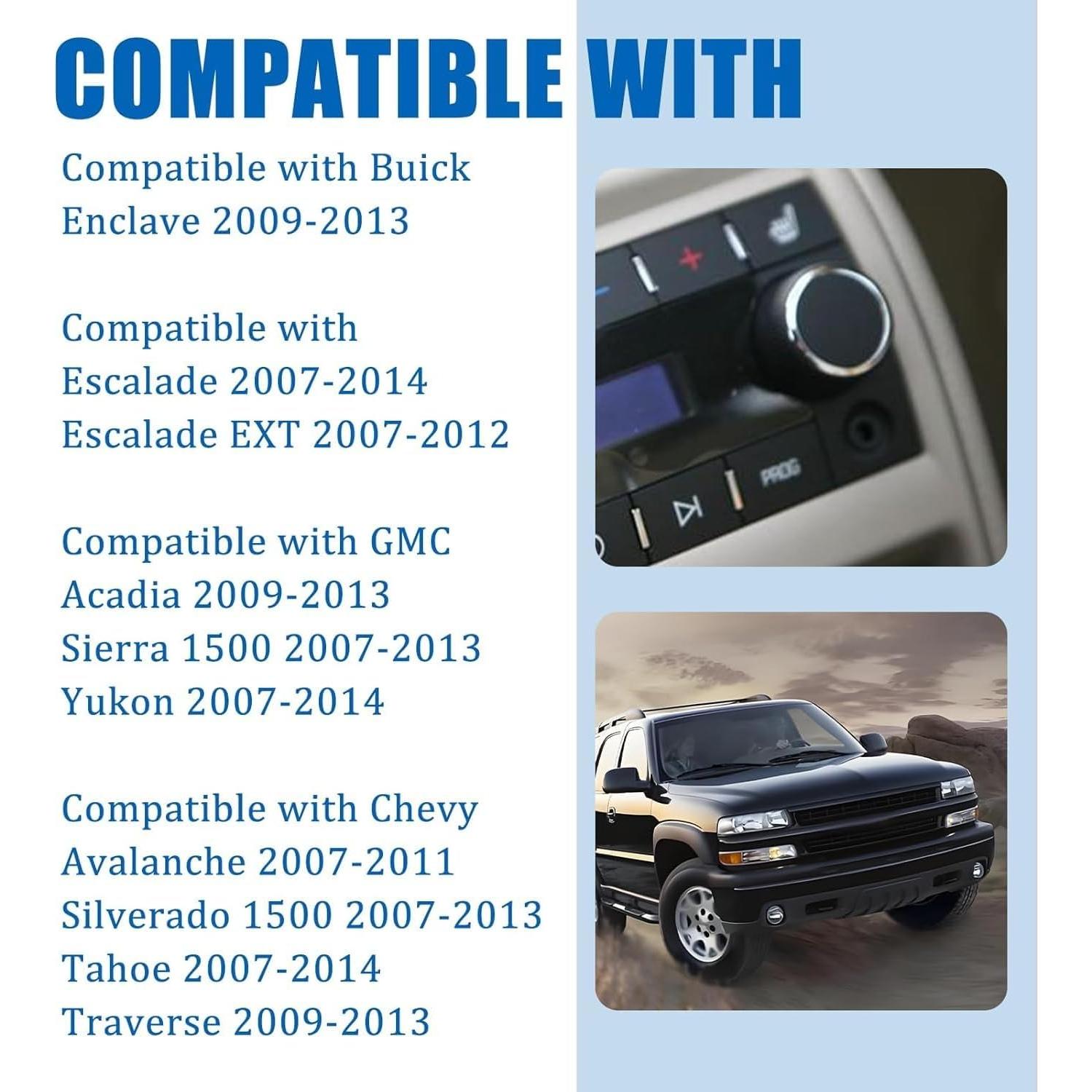 Perilla de Control de Volumen Figpade 2PCS para Coche OEM 22912547