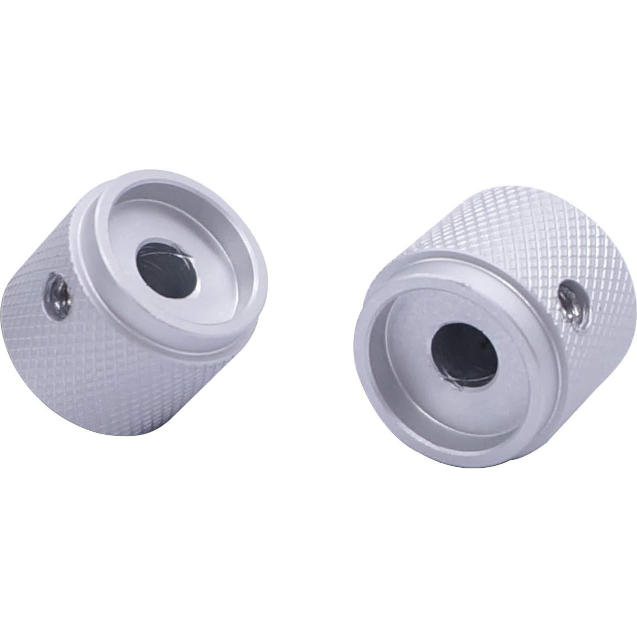 Perilla de Control Rotativa Taiss Aluminio Plateado 20x17mm