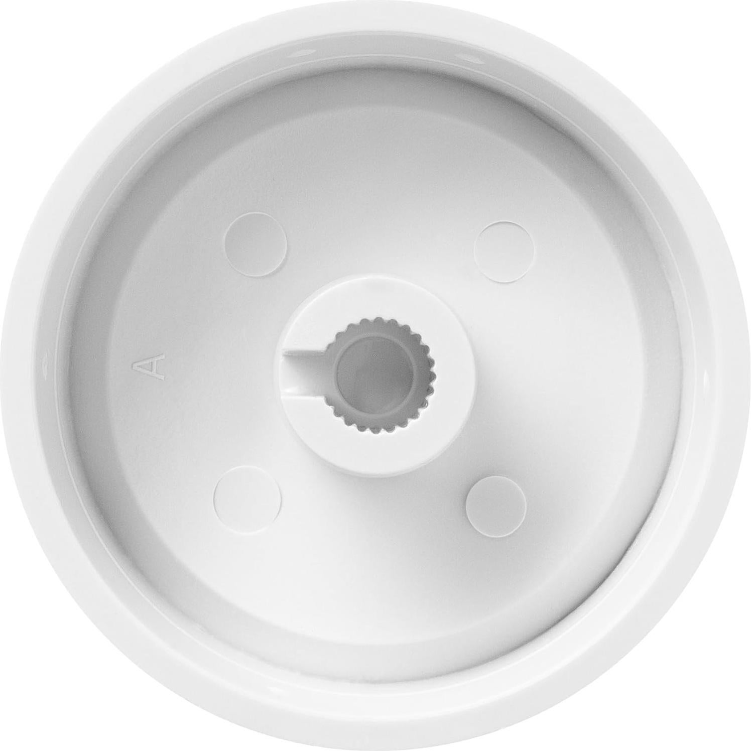 Lutron Rotary Dimmer Replacement Knob, RK-WH, White, 1 Count (Pack of 1)