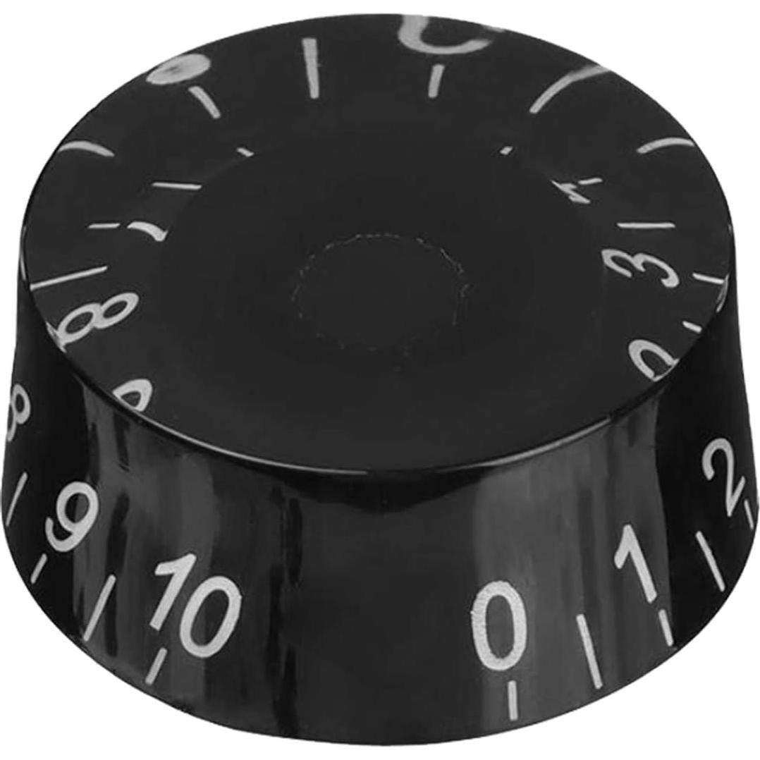 4 Perillas Negras de Control para Guitarra Eléctrica Les Paul