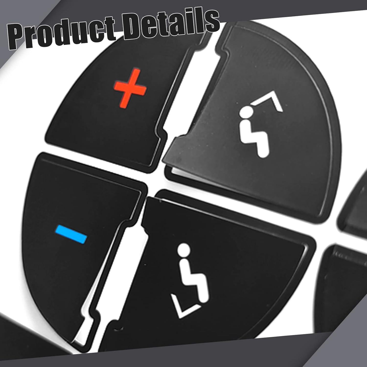 Kit de Reparación de Radio Stymart 2 Perillas + 2 Etiquetas AC