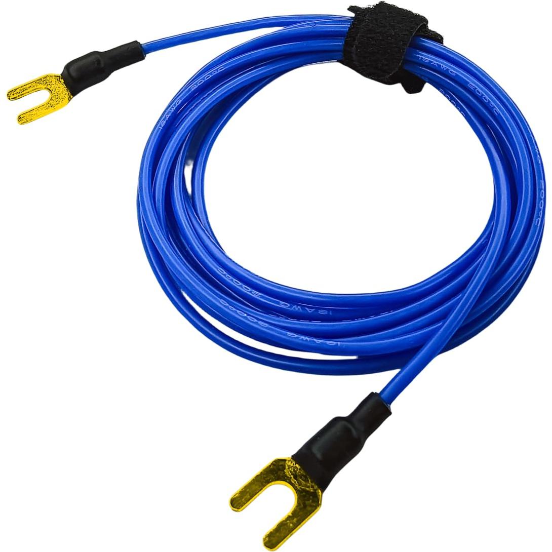 Cable de Tierra para Tocadiscos KUBOJSDLZ 1.83m Cobre Oro 24K