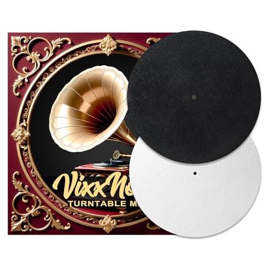 Alfombrillas de Fieltro para Tocadiscos 30 cm - Antiestáticas y Amortiguadoras
