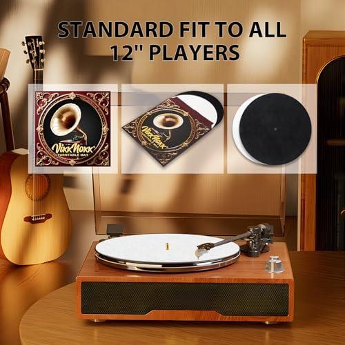 Alfombrillas de Fieltro para Tocadiscos 30 cm - Antiestáticas y Amortiguadoras