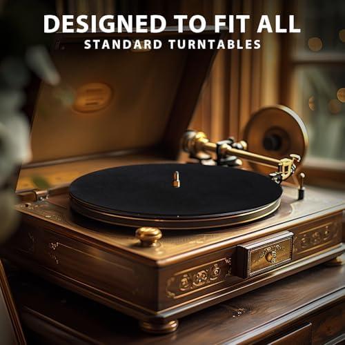 Alfombrillas de Fieltro para Tocadiscos 30 cm - Antiestáticas y Amortiguadoras