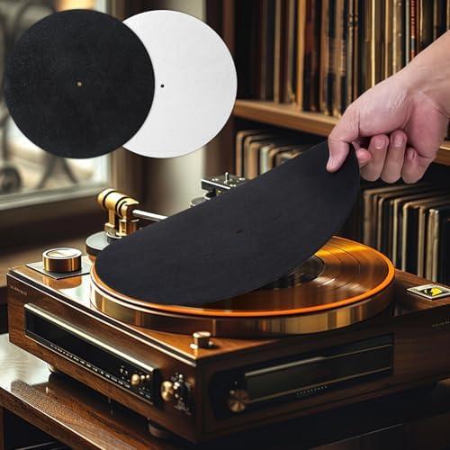 Alfombrillas de Fieltro para Tocadiscos 30 cm - Antiestáticas y Amortiguadoras