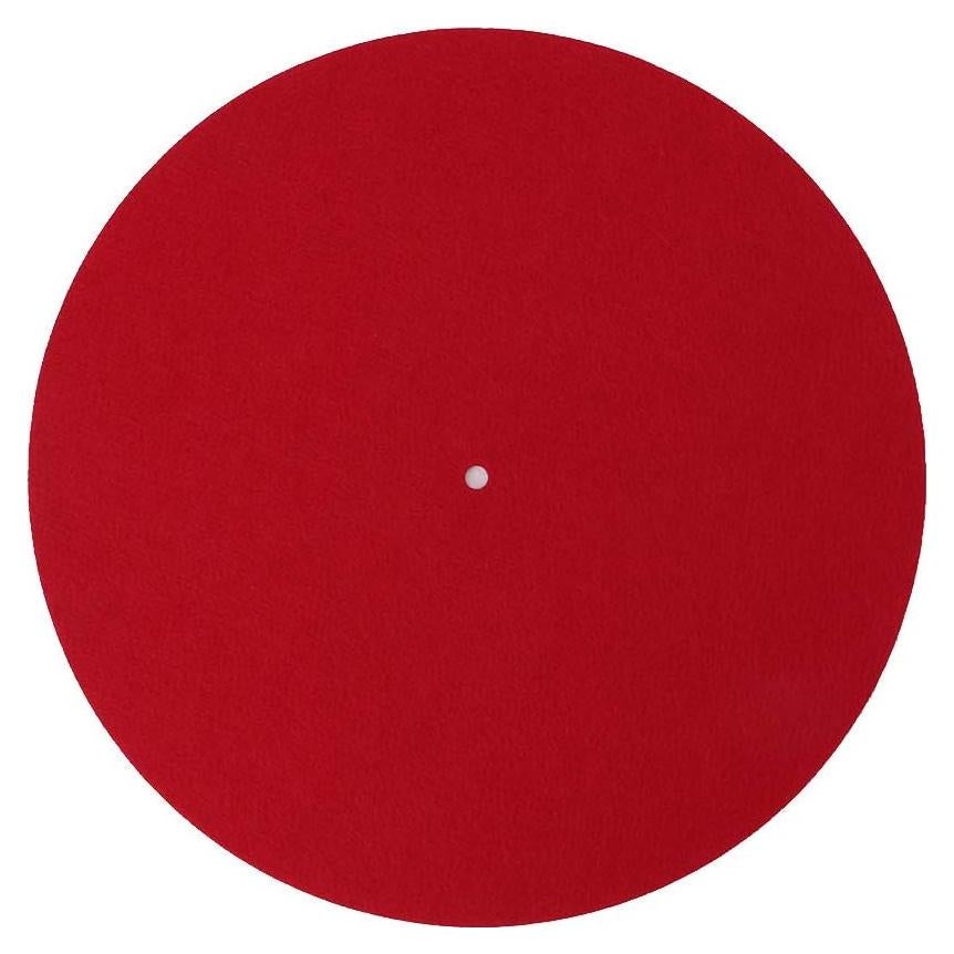 Pad de Tocadiscos SUQIKMX 30 cm Rojo 3 mm Grosor