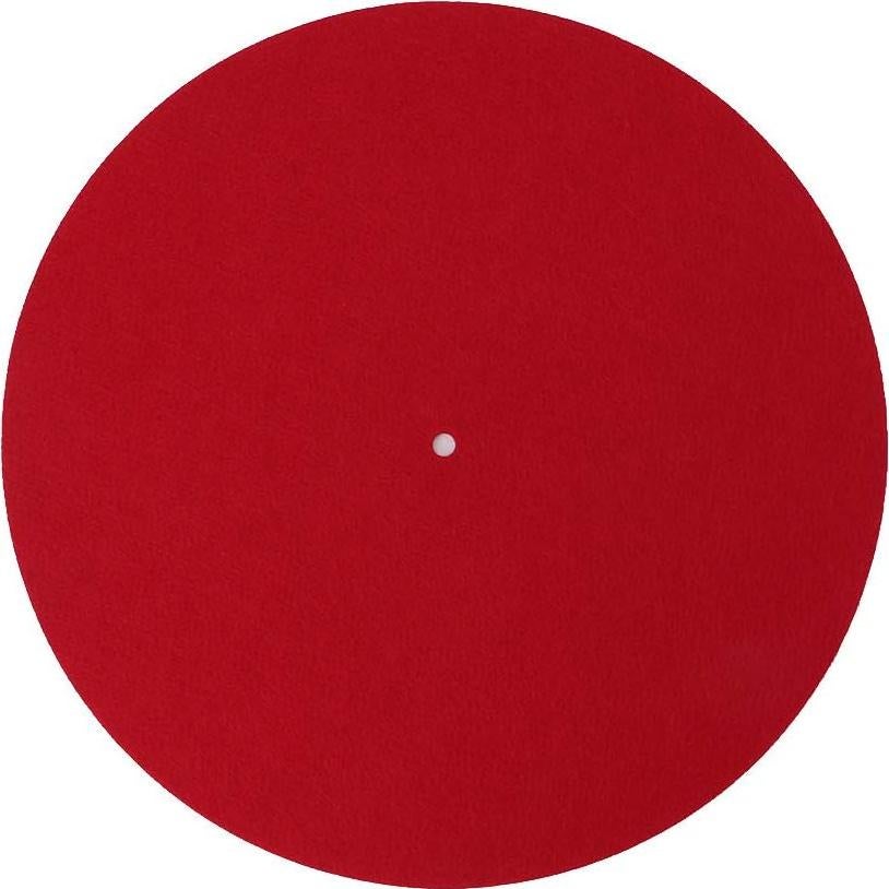 Pad de Tocadiscos SUQIKMX 30 cm Rojo 3 mm Grosor