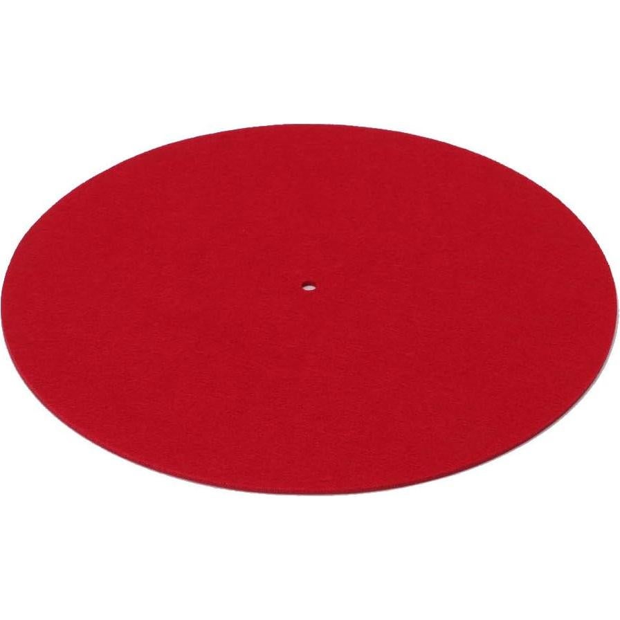 Pad de Tocadiscos SUQIKMX 30 cm Rojo 3 mm Grosor