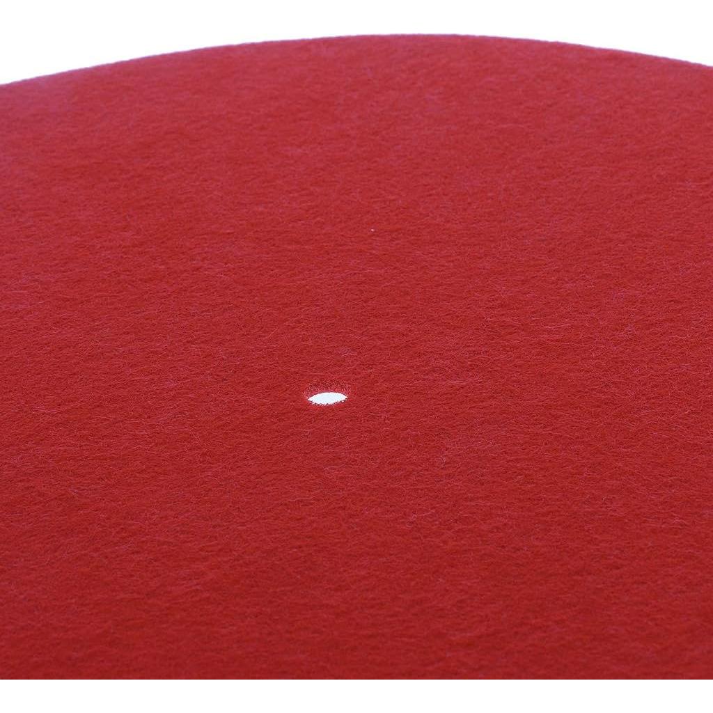 Pad de Tocadiscos SUQIKMX 30 cm Rojo 3 mm Grosor