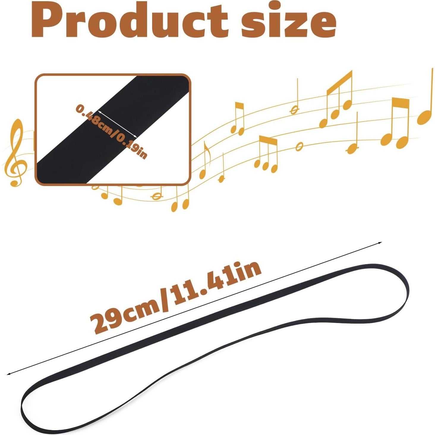 Correa de tocadiscos Gosknor para Audio-Technica AT-PL50/AT-LP60