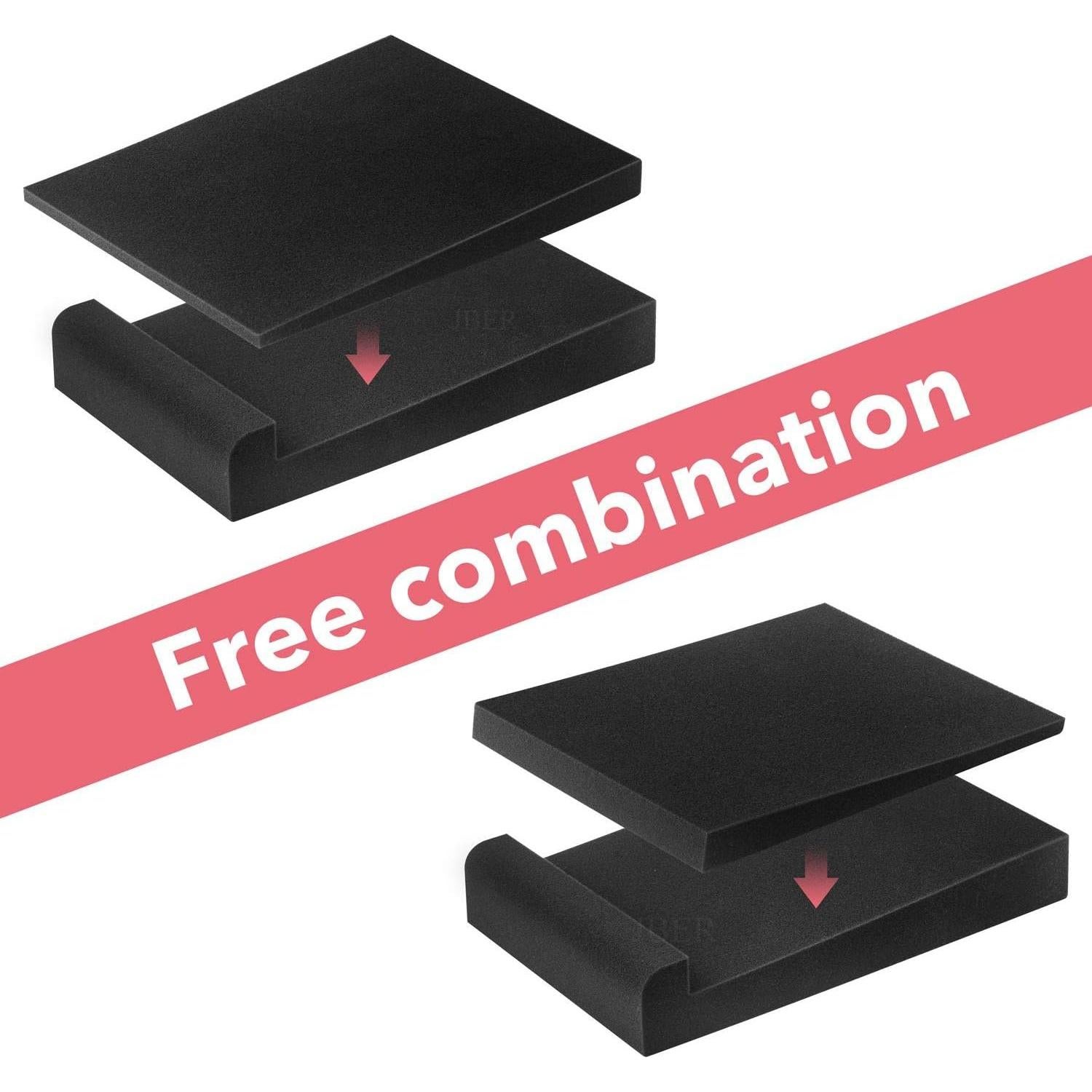 Almohadillas de Aislamiento Acústico JBER 2 Paquetes 30x30cm