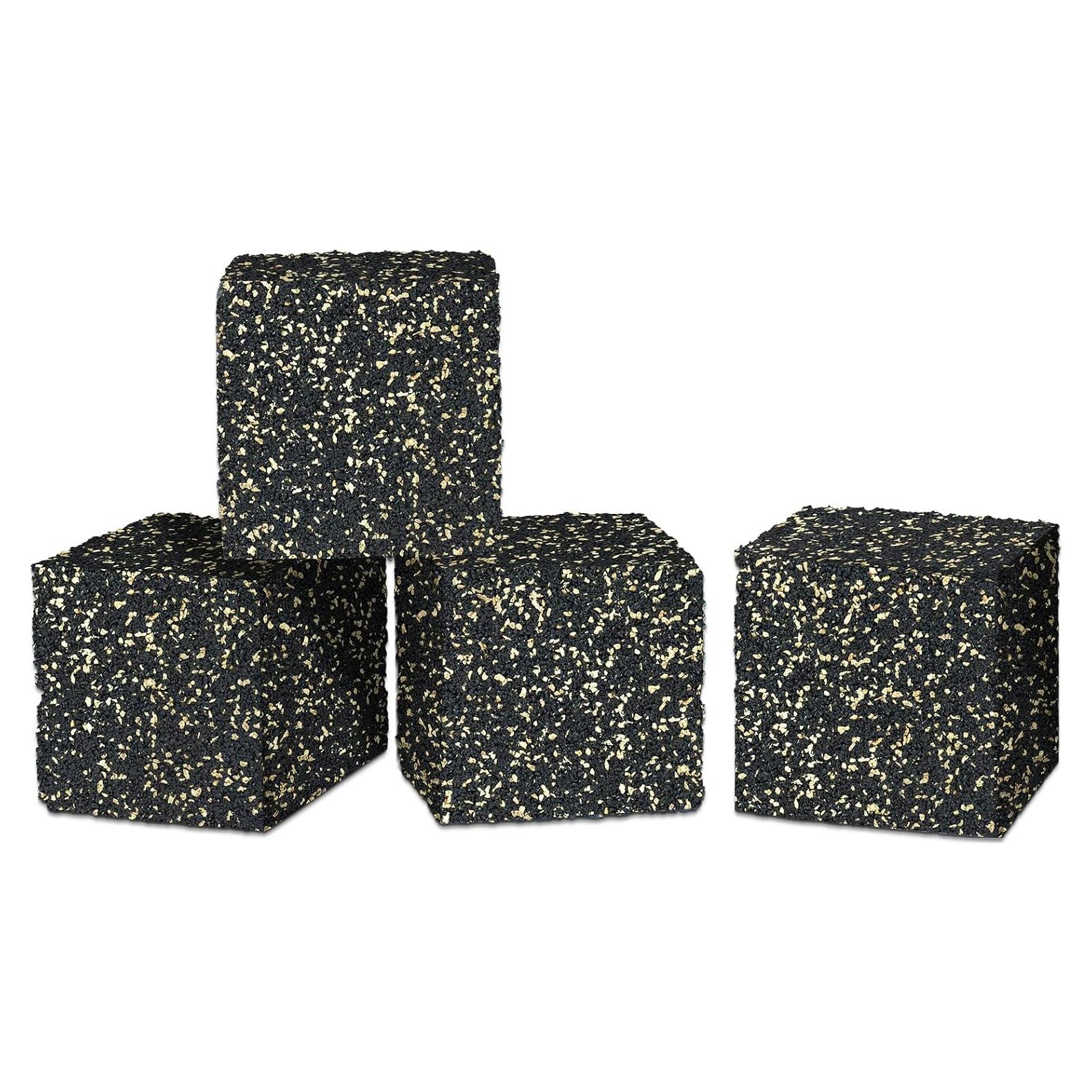 BXI Almohadillas Antivibración para Subwoofer - 4 Pcs 5.08 cm