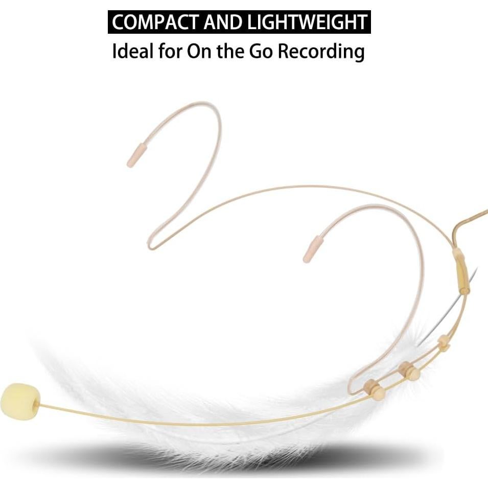 Micrófono de Diadema YXG Beige para Audio-Technica AT-803