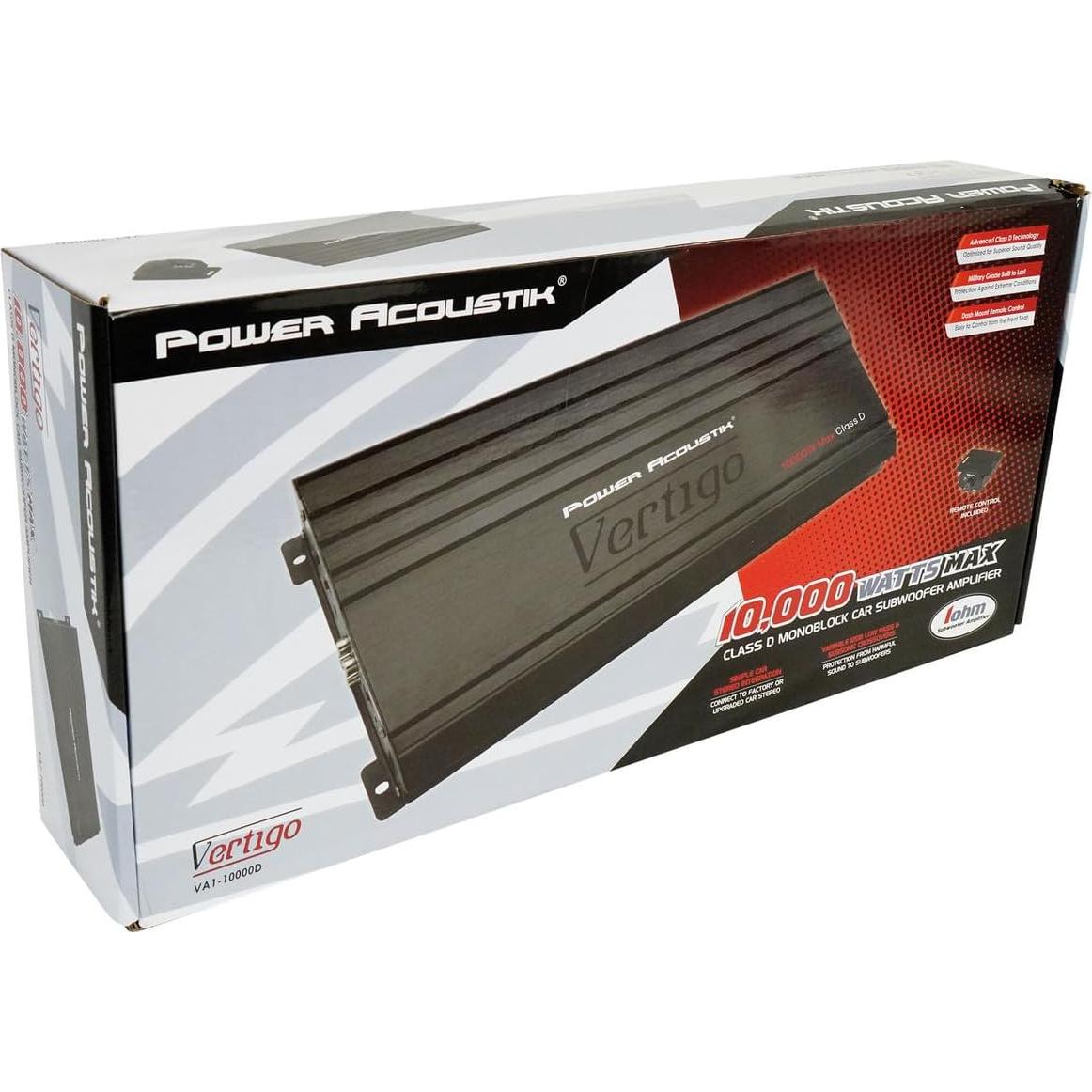 Amplificador Monobloque Power Acoustik VA1-10000D 3500W