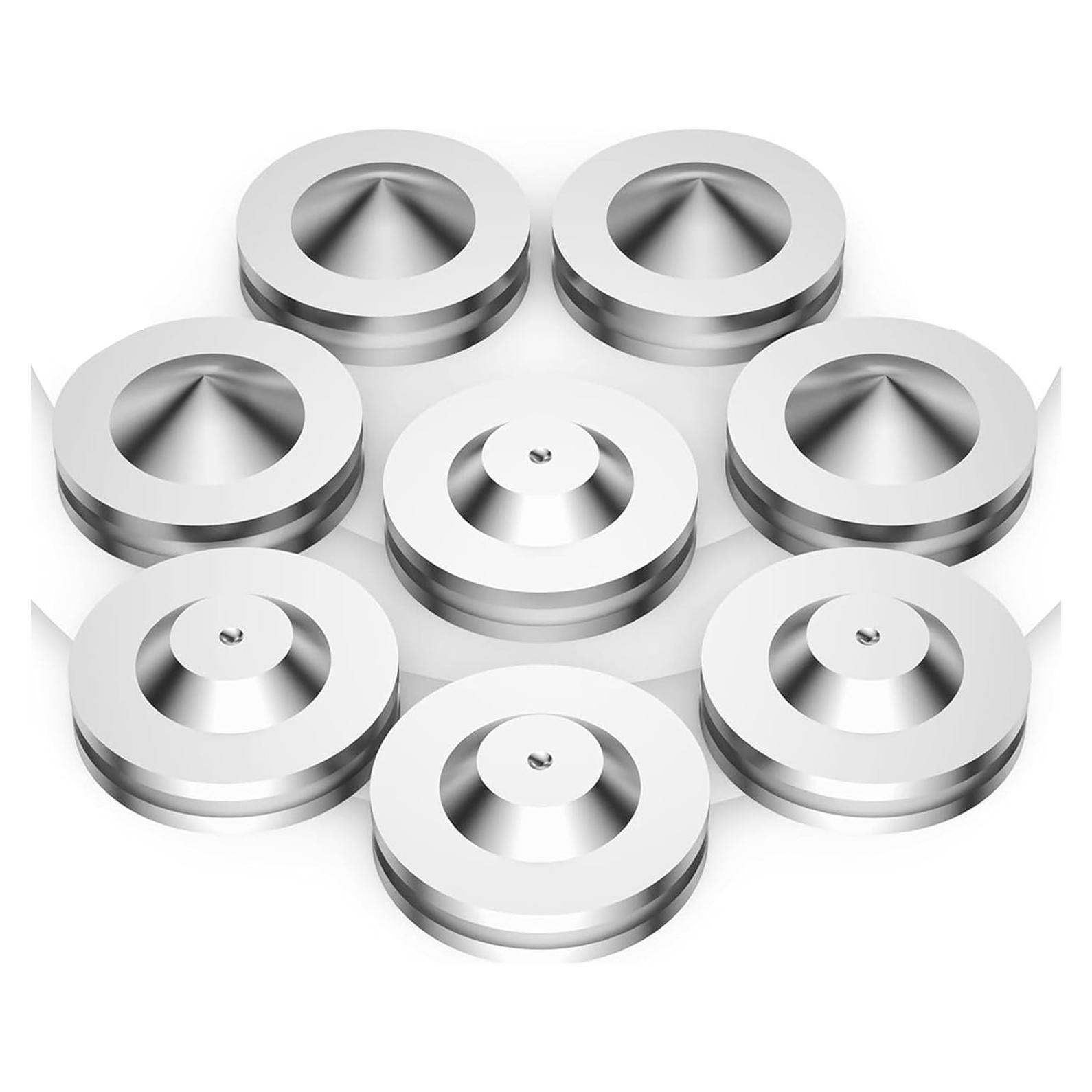 Puntas de Aislamiento HiFi Viborg 27mm Acero Inoxidable