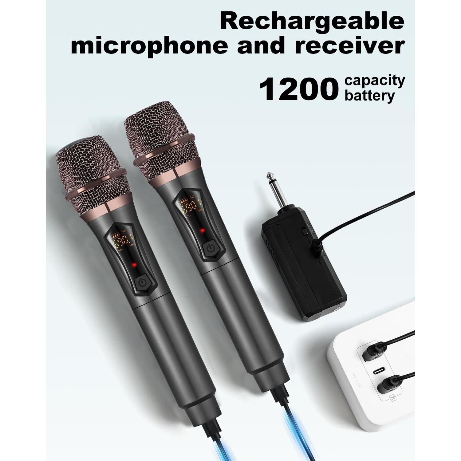 Micrófono Inalámbrico ALPOWL WXM-001 con Receptor USB-C 50h