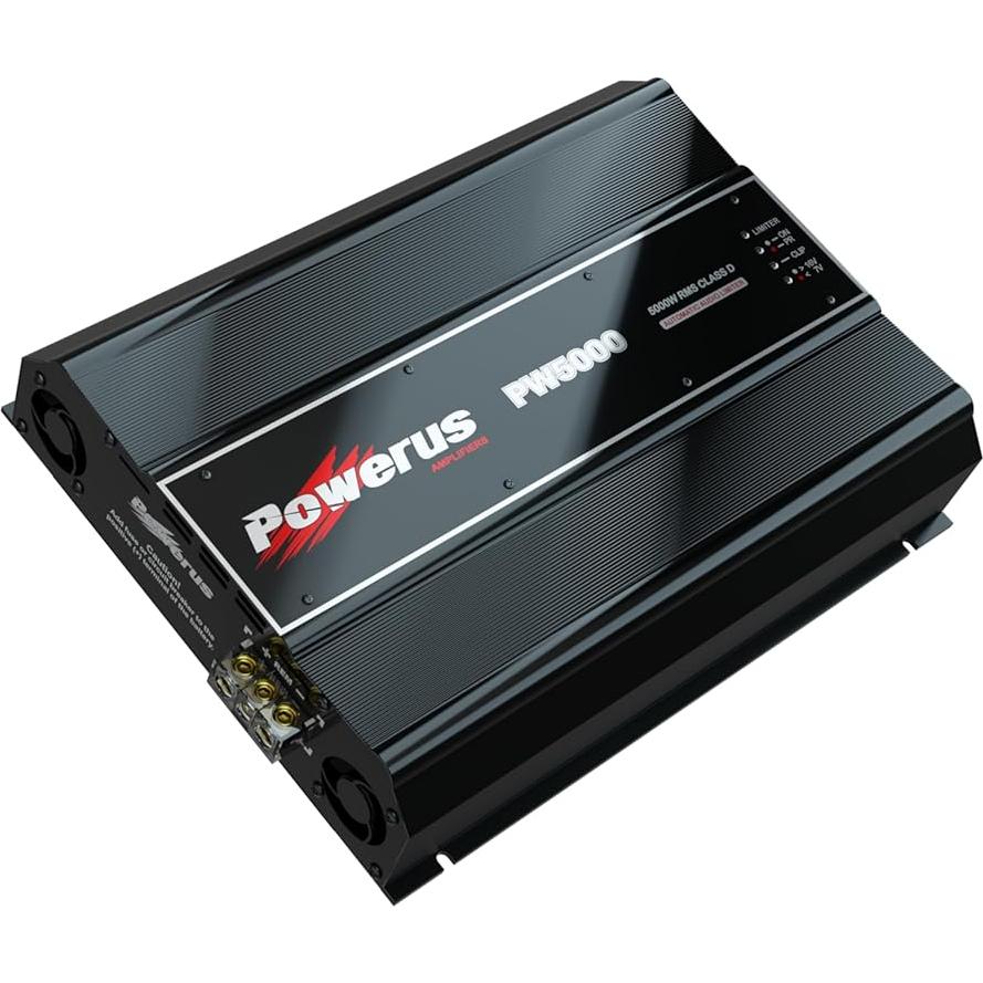 Amplificador de Automóvil POWERUS PW5000 5600W 2 Ohm Clase D