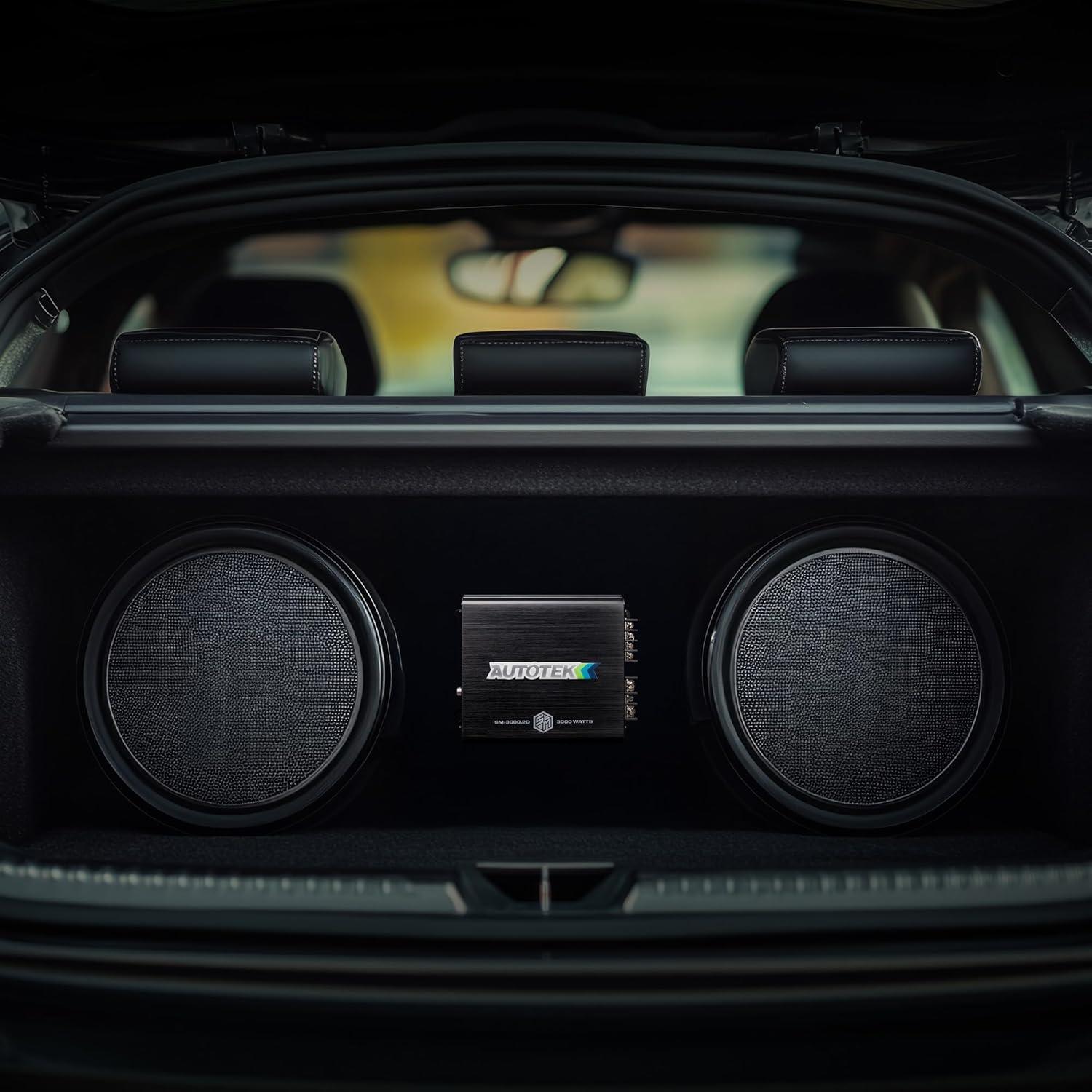 Amplificador de audio Autotek 3000W 2 canales Clase D