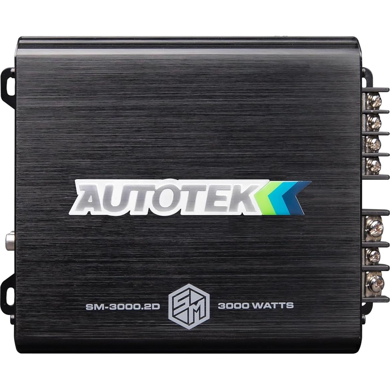 Amplificador de audio Autotek 3000W 2 canales Clase D