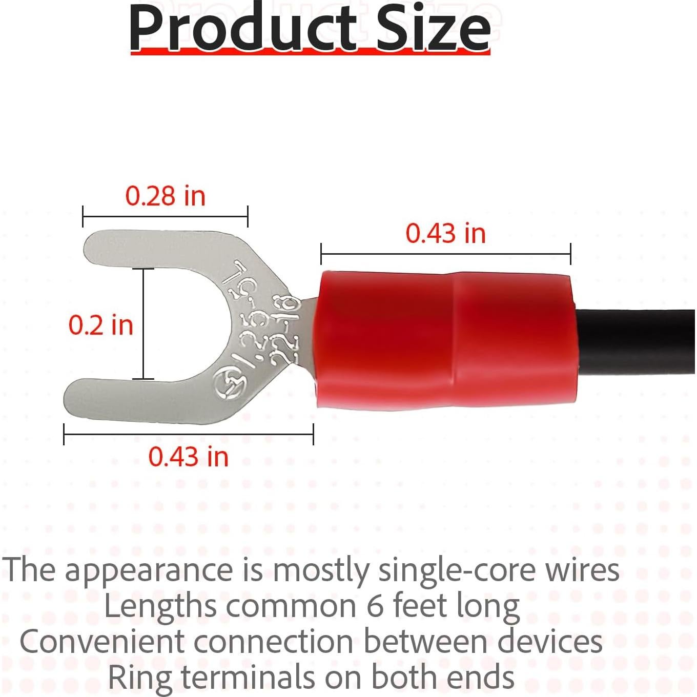 Cable de Tierra para Tocadiscos Magnéticos XVRTJ 1.83 m 2 Paquete