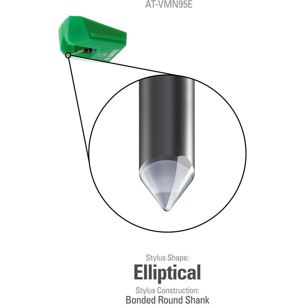 Agujas de Reemplazo Audio-Technica AT-VMN95SH y AT-VMN95E