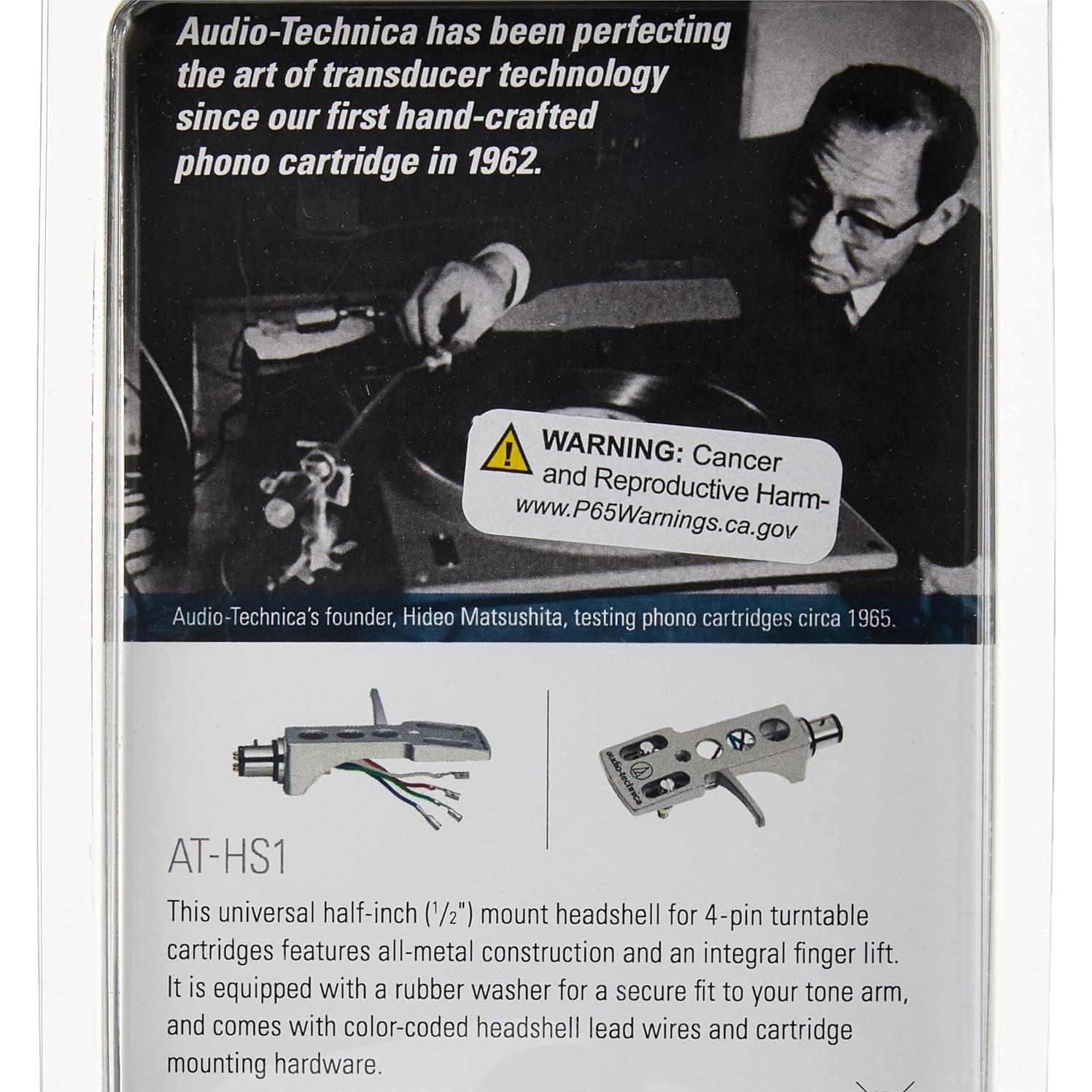 Cartucho DJ Audio-Technica AT-XP5 y Cabezal AT-HS1 Universal