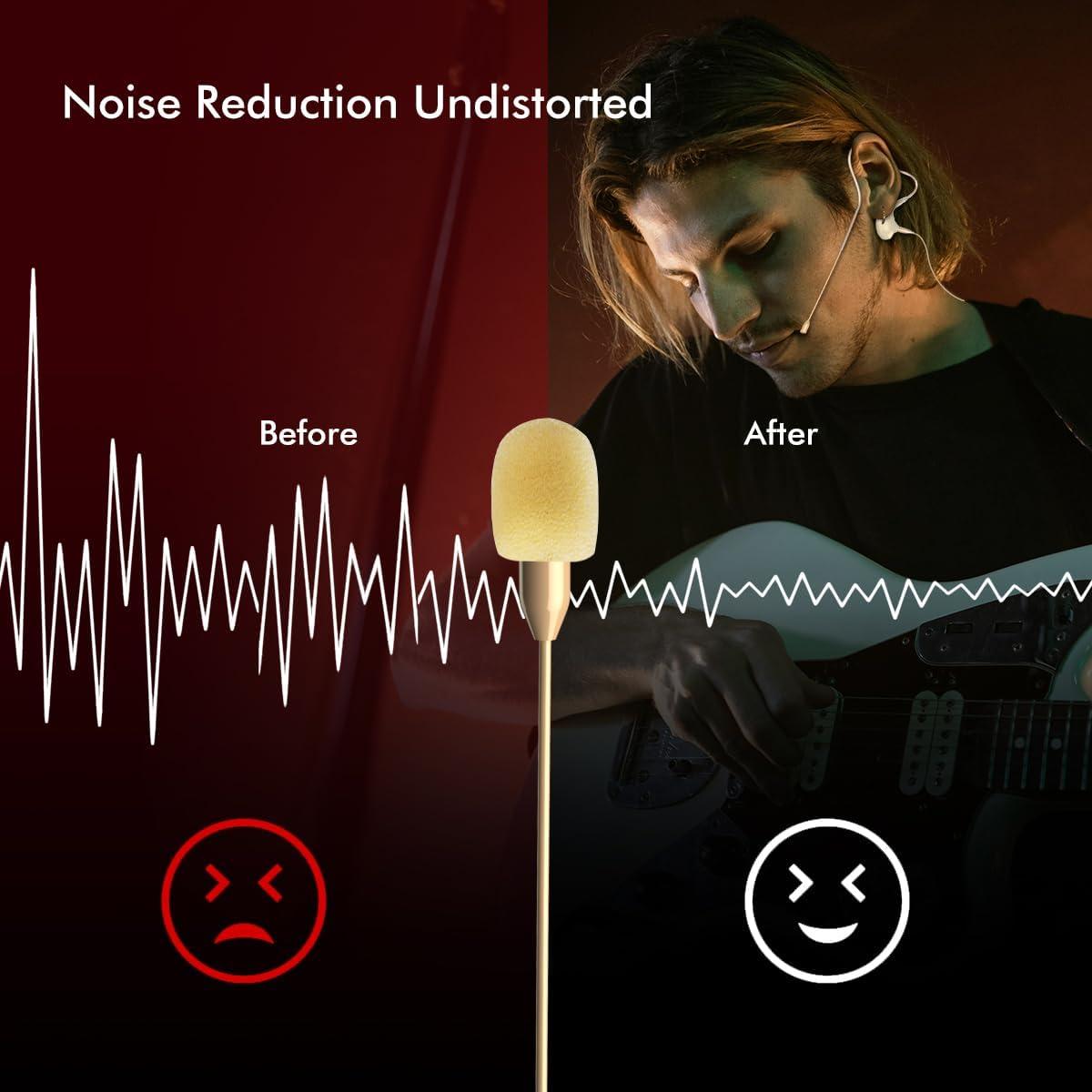 Micrófono de diadema KIMAFUN HC-830-T4 para Audio Technica