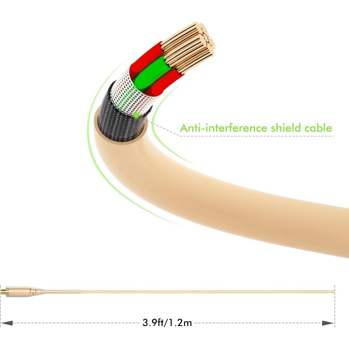 Micrófono de diadema KIMAFUN HC-830-T4 para Audio Technica