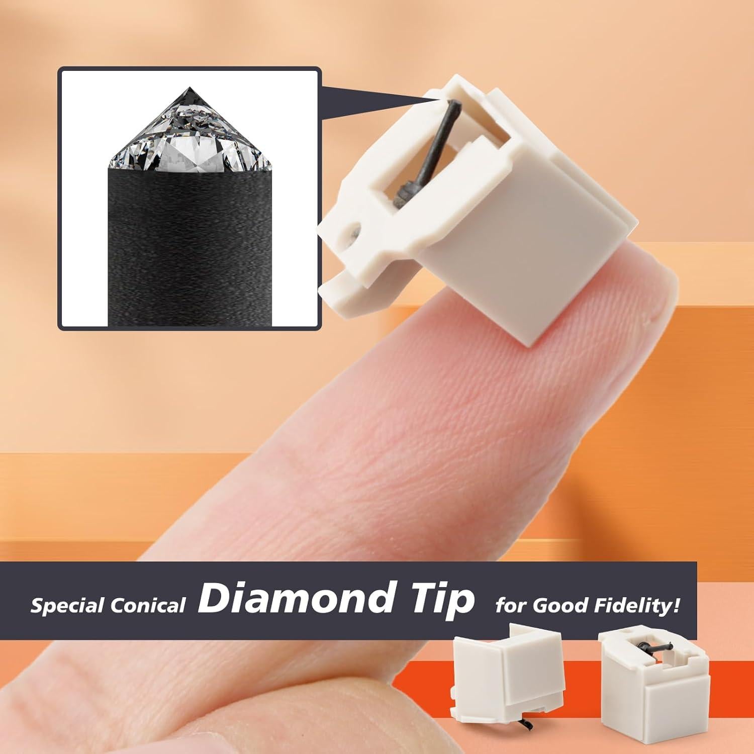 Aguja de Reemplazo ATN3600L Audio-Technica con Cepillo