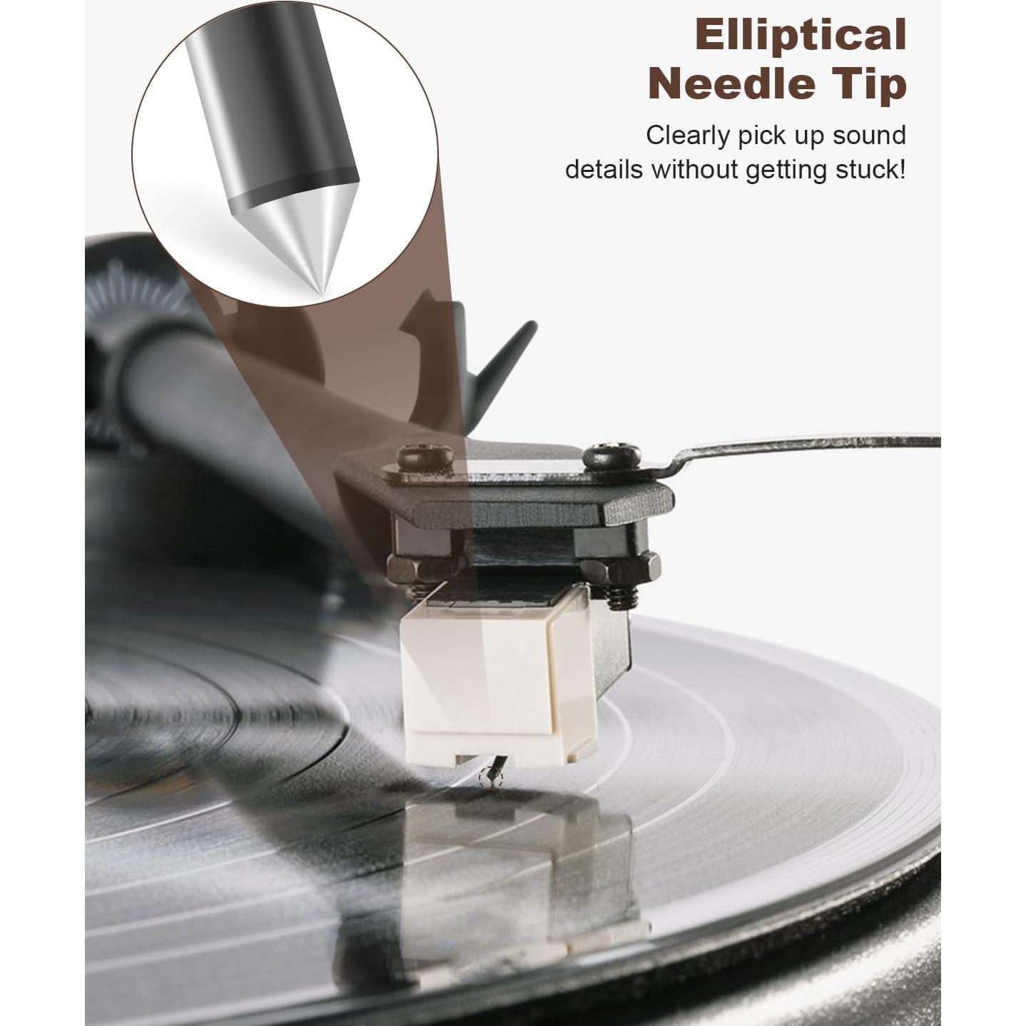 Paquete de 2 Agujas de Reemplazo ATN3600L para Audio-Technica