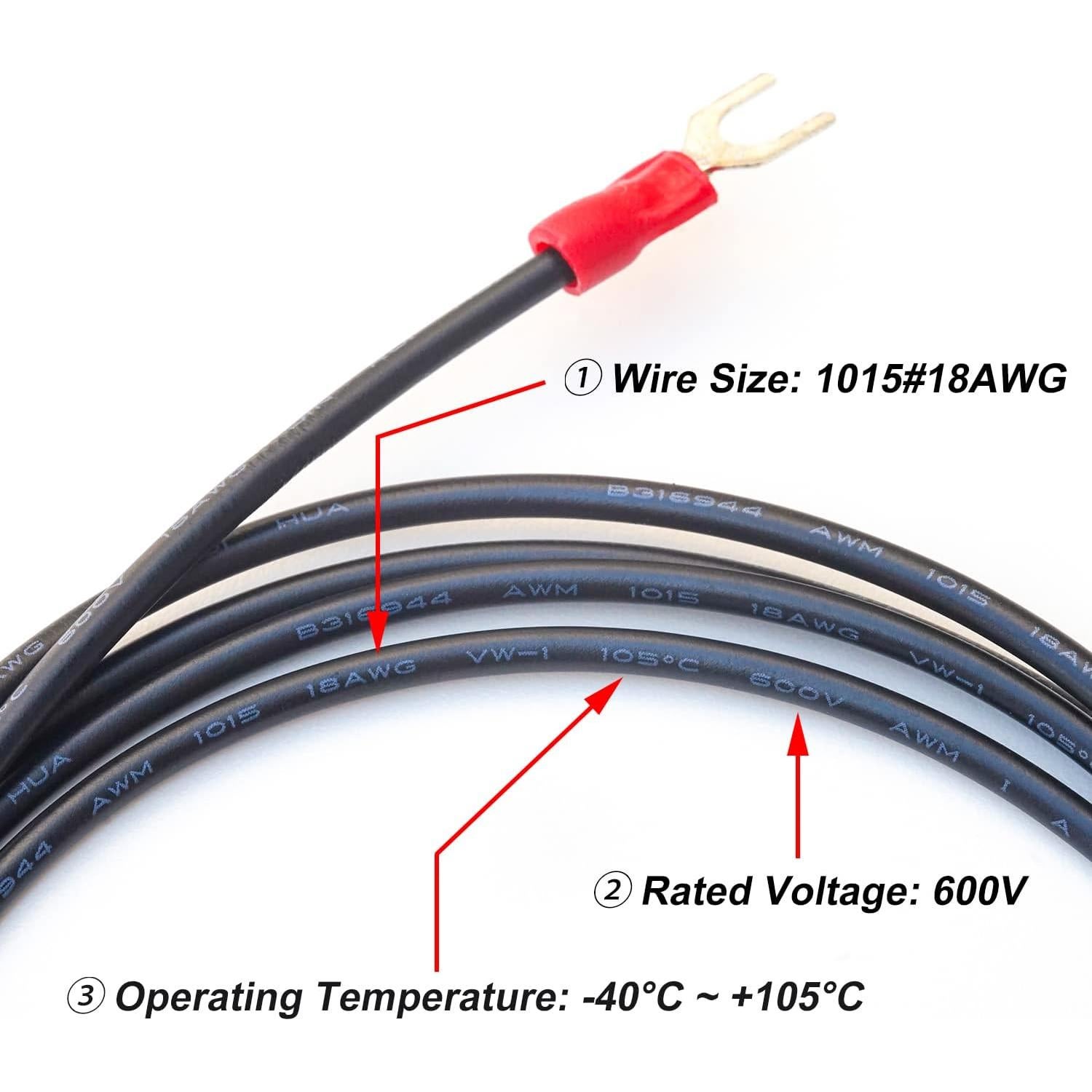 Cable de Tierra 2.0m Keszoox para Tocadiscos Magnéticos