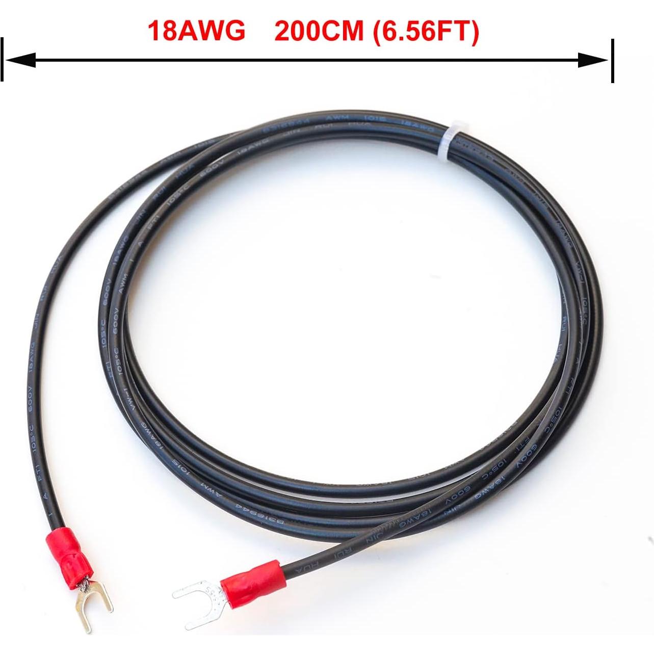 Cable de Tierra 2.0m Keszoox para Tocadiscos Magnéticos