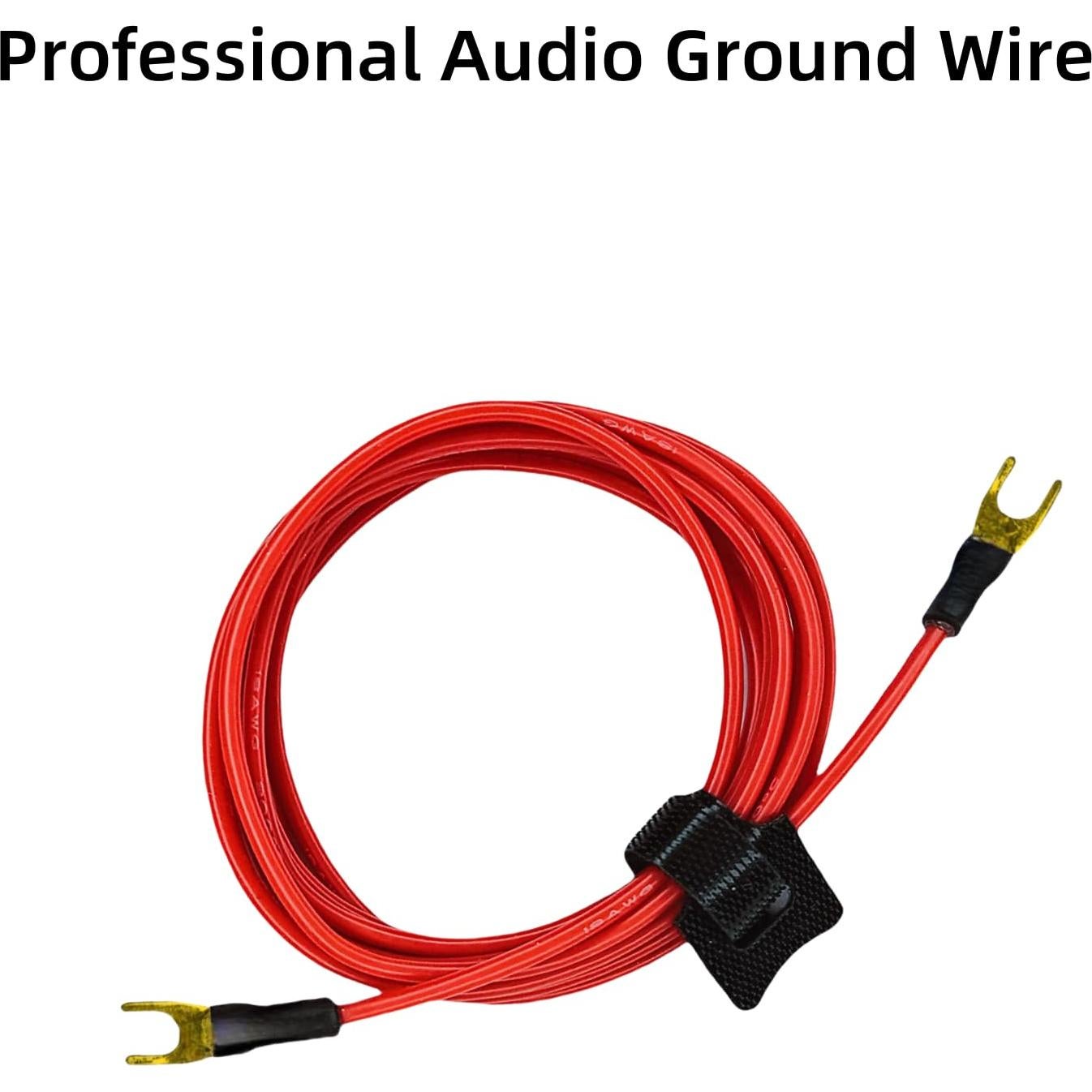 Cable de Tierra para Tocadiscos Technics 1.83m - Elimina Zumbido