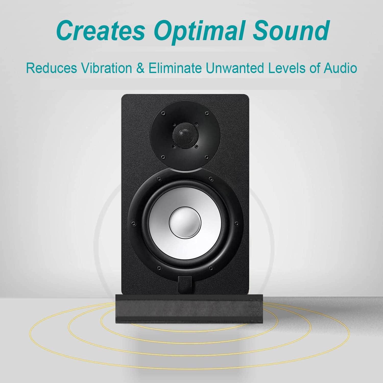 Almohadillas de Aislamiento de Ruido para Monitores 8-10" - 2 Pzas