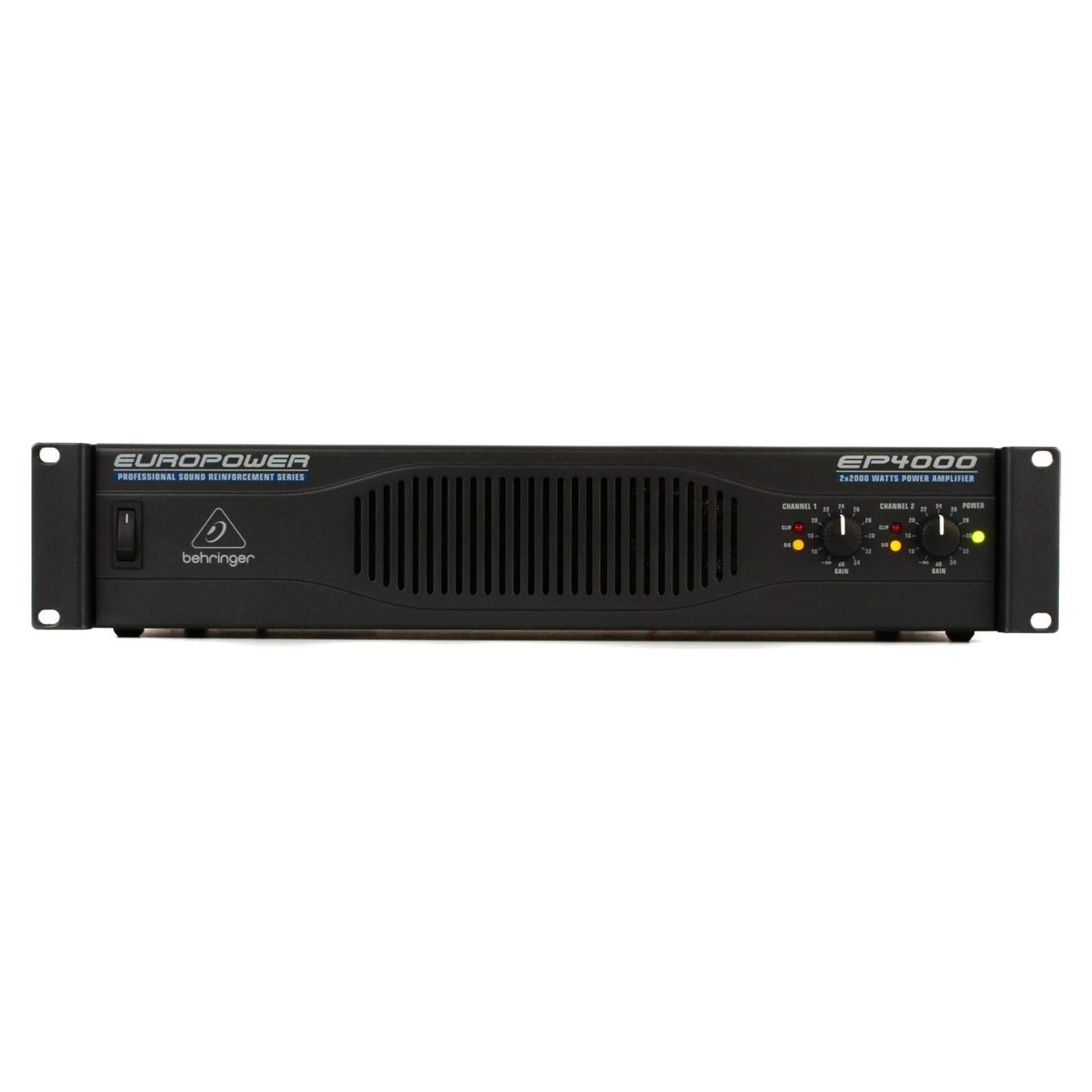 Amplificador Behringer Europower EP4000 4000W Estéreo Profesional