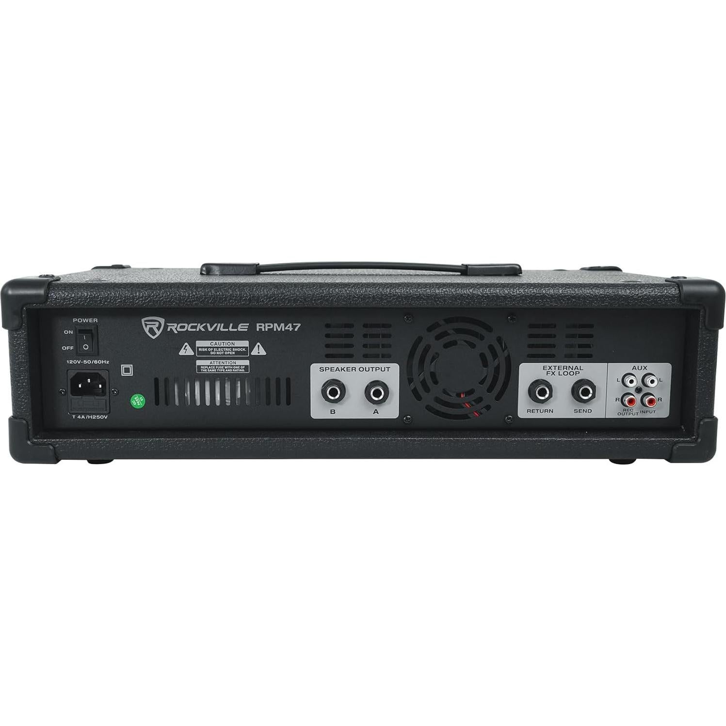 Amplificador Mezclador Rockville RPM47 1800W 5 Canales Bluetooth