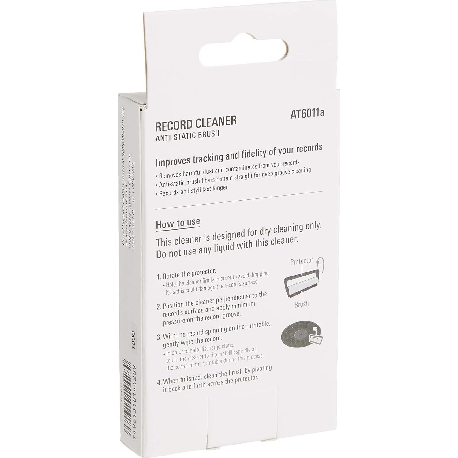 Limpiador de Estiló y Cepillo Antiestático Audio-Technica