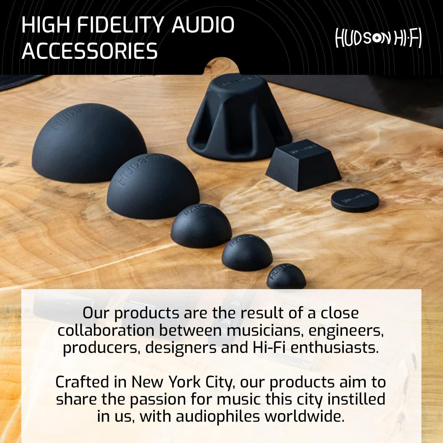 Almohadillas de Aislamiento Hudson Hi-Fi - 8 Pies de Silicona 1.9 cm