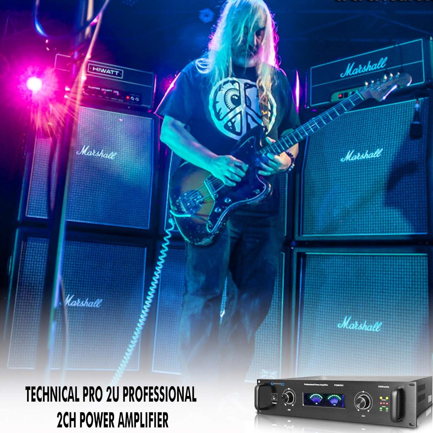 Amplificador de Potencia 6000W Technical Pro TPPOWER60 Estéreo