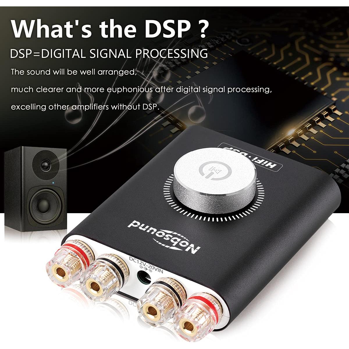 Amplificador Mini Nobsound NS-20G 200W Bluetooth 5.0 Hi-Fi