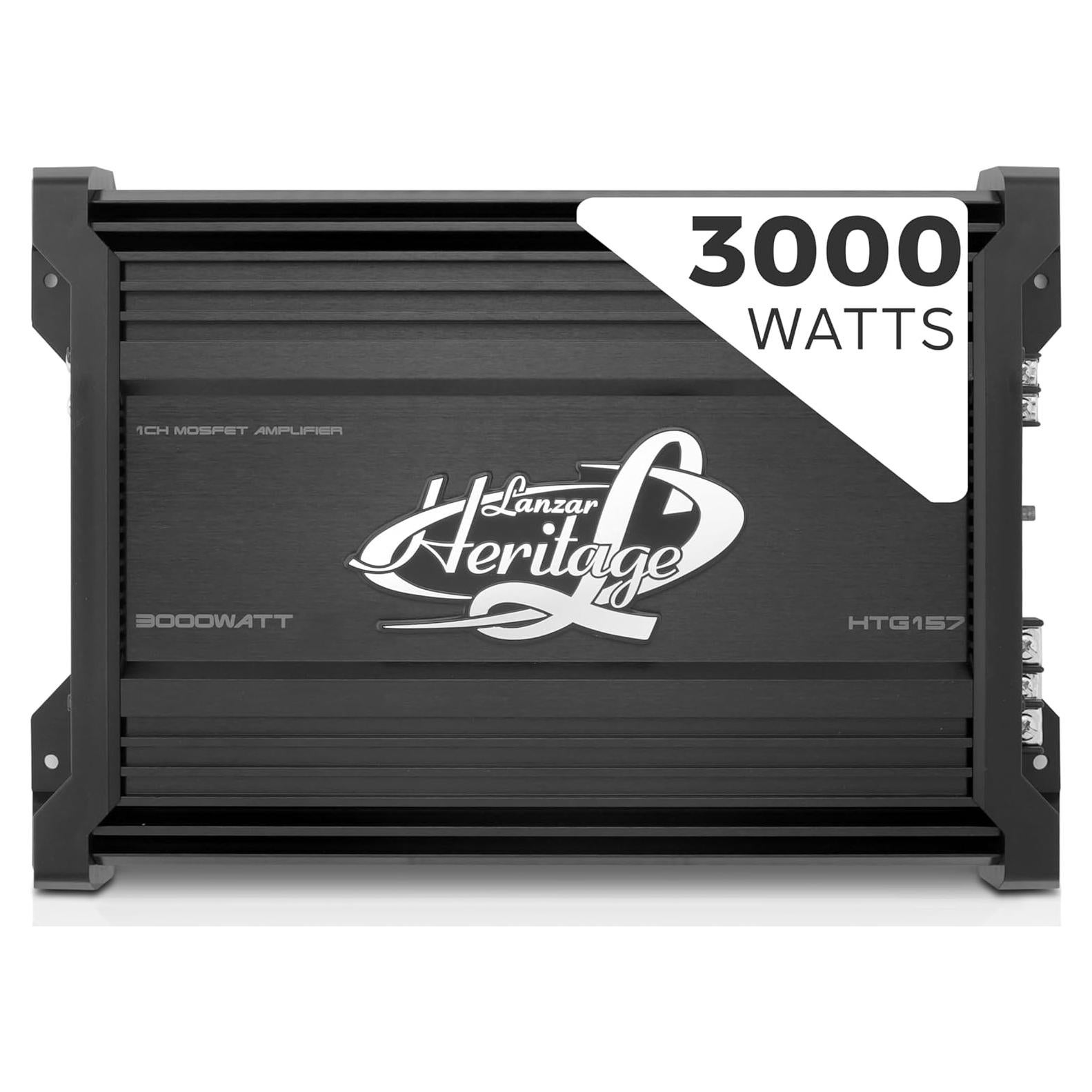 Amplificador de Audio para Automóvil Lanzar HTG157 3000W 2 Ohm