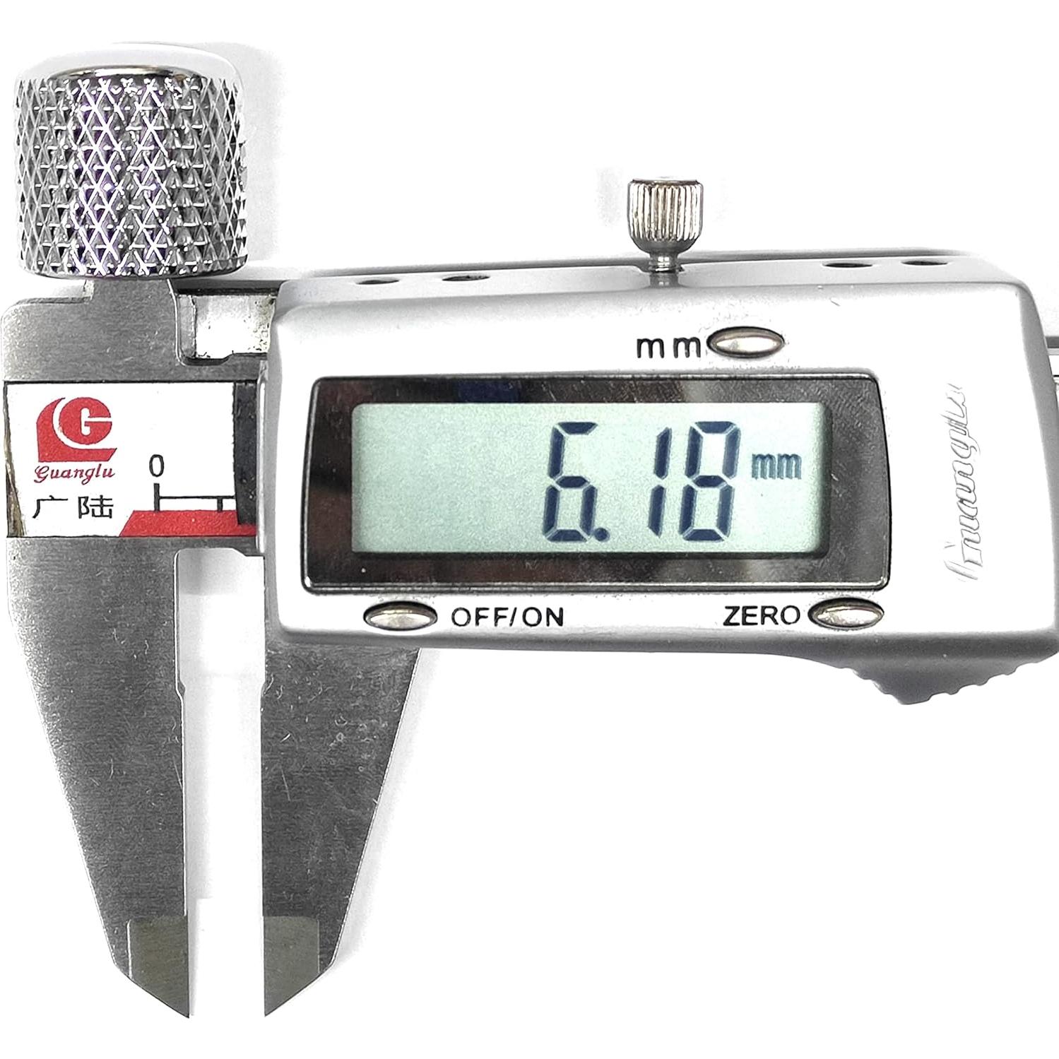 Perillas de Metal Cromado KAISH para Guitarra Telecaster - 2 Unidades