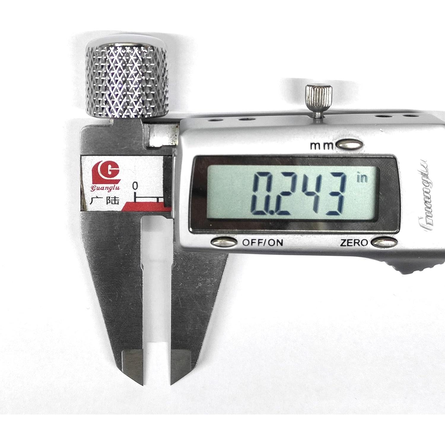 Perillas de Metal Cromado KAISH para Guitarra Telecaster - 2 Unidades