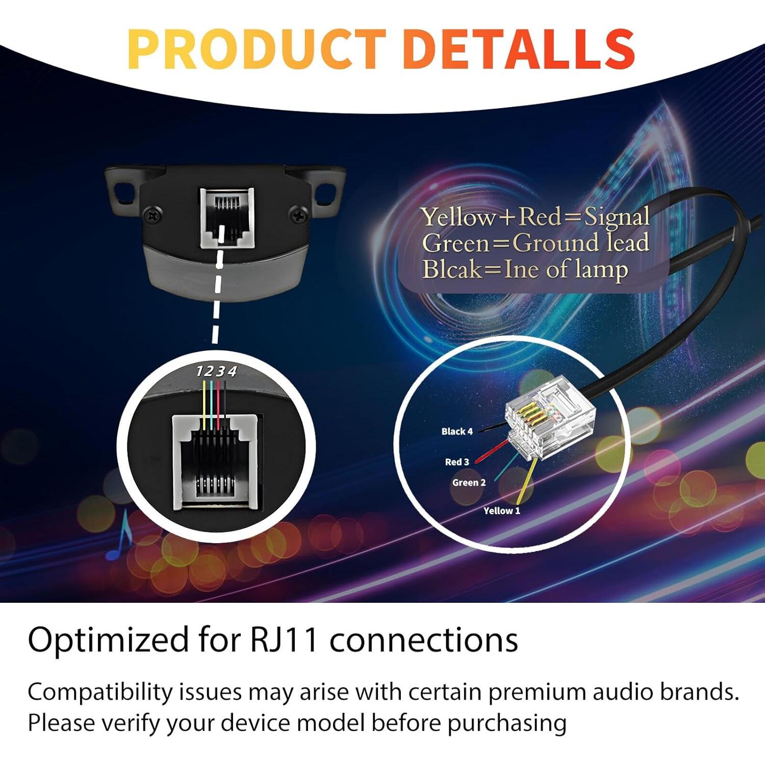 Perilla de Graves ERESGREAT con Cable de 5M para Amplificador