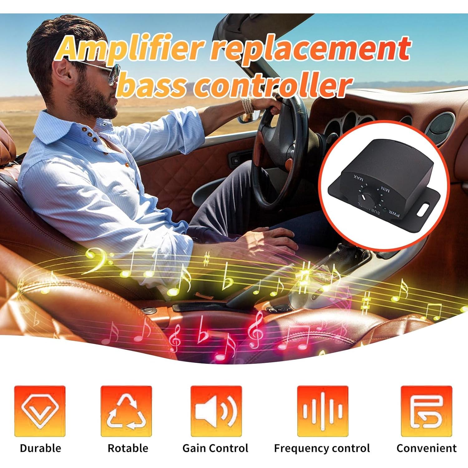 Perilla de Graves ERESGREAT con Cable de 5M para Amplificador