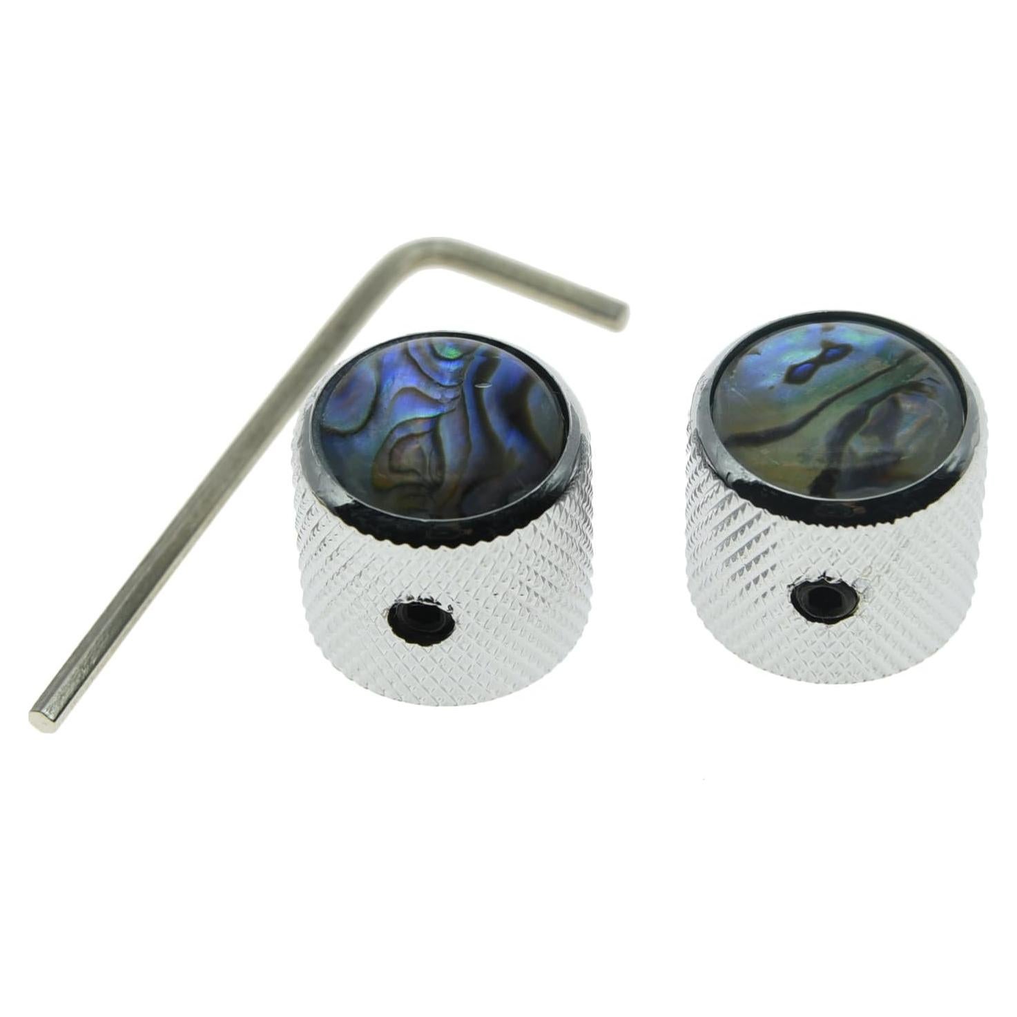 Conjunto de 2 Perillas de Guitarra KAISH Cromo 6mm