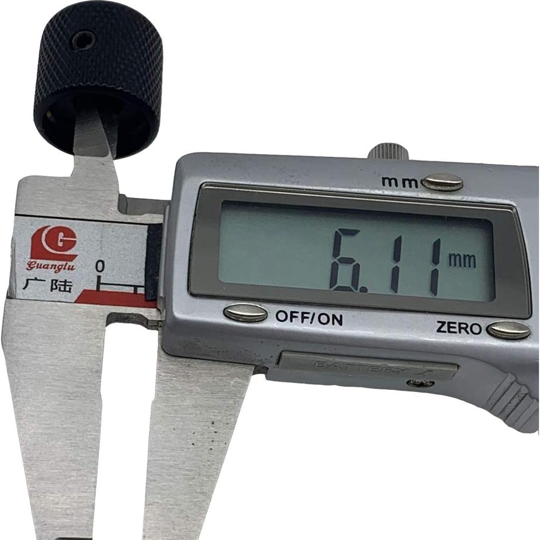 Conjunto de 2 Perillas de Guitarra KAISH Cromo 6mm